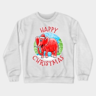 Christmas Elephant Wildlife Xmas 2022 Crewneck Sweatshirt